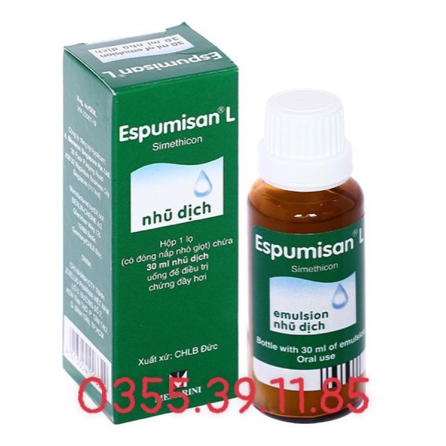   
          Thuốc tan bọt Espumisan 40mg/30ml